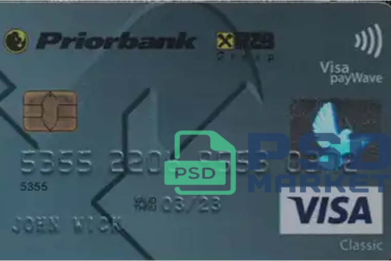 Belarus PriorBank Credit Card Template