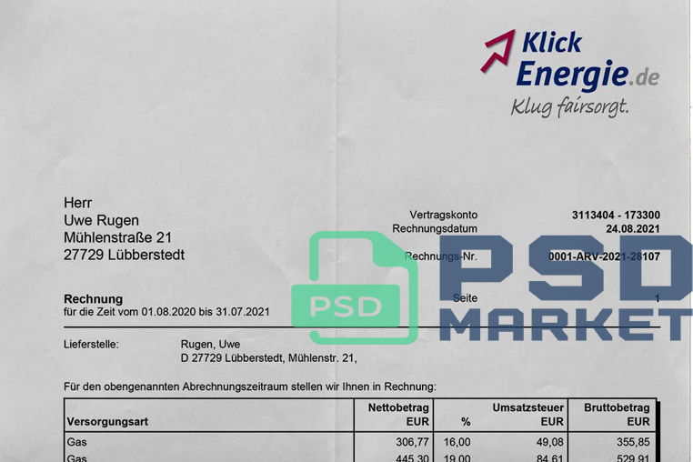 Germany Klick Energie Template