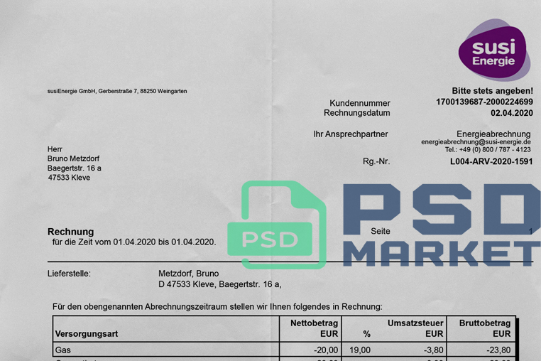 Germany SUSI Energie Template