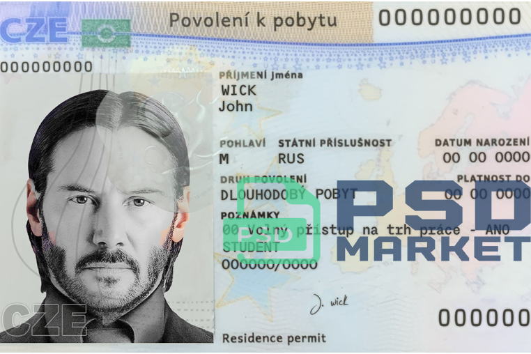 Czech Republic Residence Permit Template