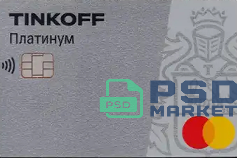 Russia Tinkoff Platinum Credit Card Template