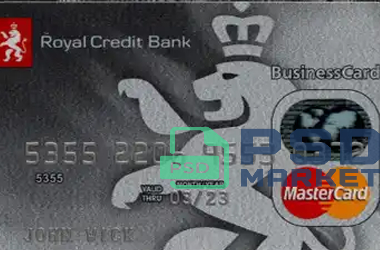 Russia Royal Bank Credit Card Template V1